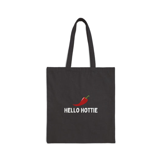 Hello Hottie Cotton Canvas Tote Bag