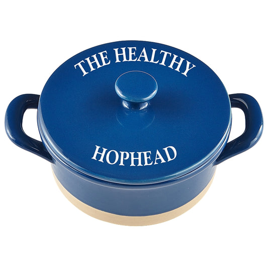 The Healthy Hophead Navy Stoneware Mini Casserole Dish