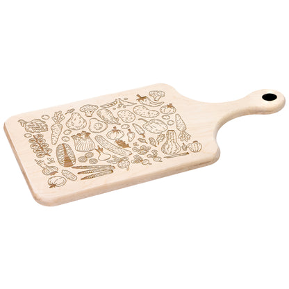Organic Vegetables Maple Cutting Board