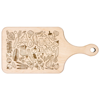 Organic Vegetables Maple Cutting Board