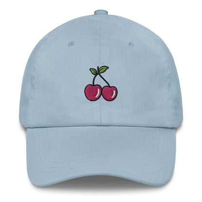 Cherries Embroidered Dad Hat