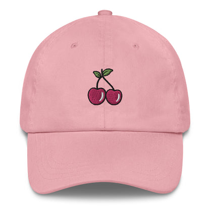 Cherries Embroidered Dad Hat