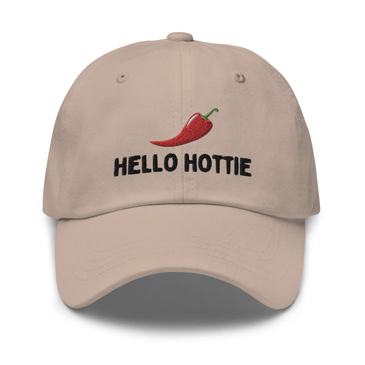 Hello Hottie Embroidered Dad Hat