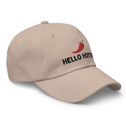 Hello Hottie Embroidered Dad Hat