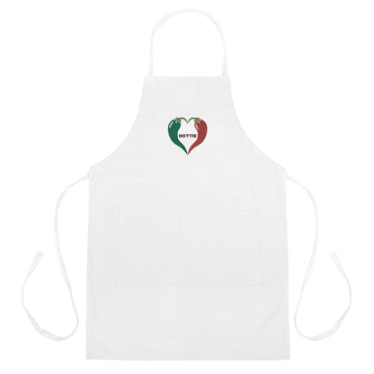 Hottie Peppers Embroidered Apron