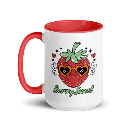 Berry Sweet With Logo Two Tone 11 & 15oz Mugs